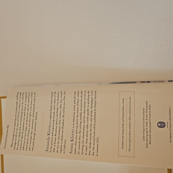 Live Your Life. Amanda Kloots,my story of loving and losing Nick Cordero Book - Picture 8 of 17